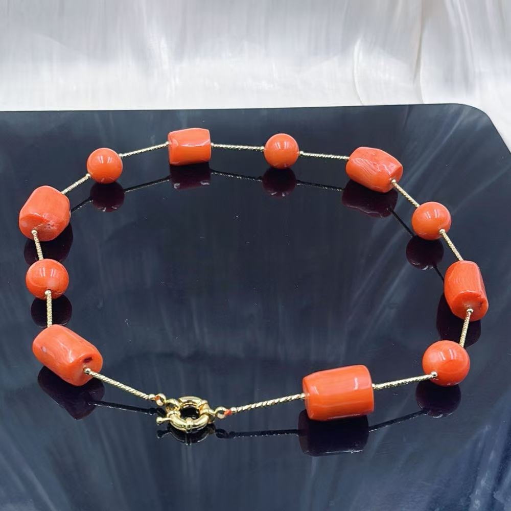 12-16mm Orange Women Vintage   - đánh giá và giá Freshwater Line